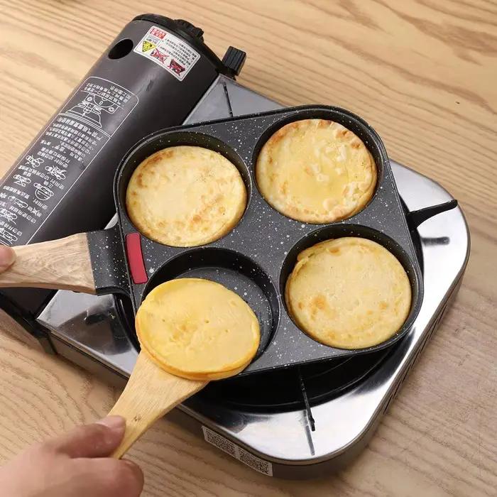 1 poêle à omelette antiadhésive en fonte
