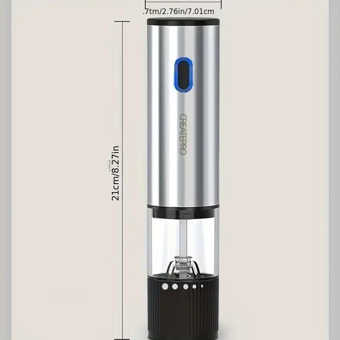Moulin à sel et à poivre électrique automatique rechargeable