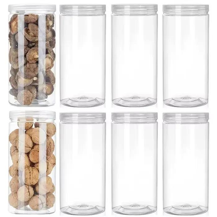 Bocaux de Rangement Transparents en Plastique Scellés