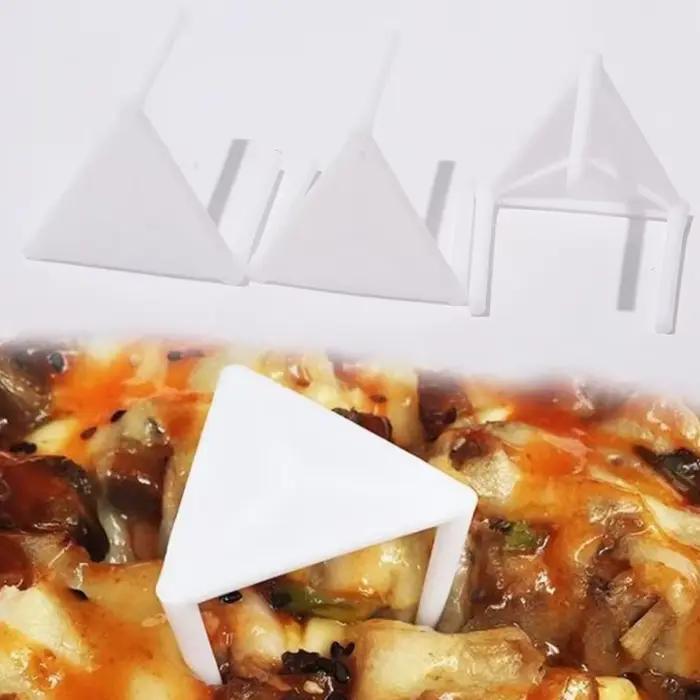 Supports économiseurs de Pizza, 100 pièces, support de fixation, support de Pizza, trépied d'emballage de Pizza, pile de trépied en plastique