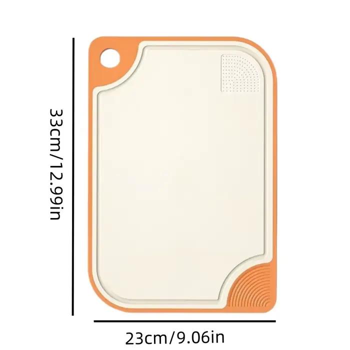 Planche à découper antibactérienne Double face en paille de blé, planche collante multifonctionnelle en plastique antidérapante Anti-moisissure pour la cuisine de la maison