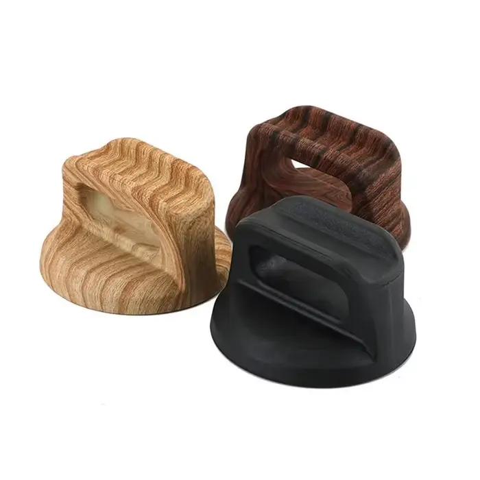 Capuchons universels de boutons de Pot Lib couvercles de casserole en bois résistants à la chaleur poignée de levage de remplacement ustensiles de cuisine pour homme femme occasions spéciales