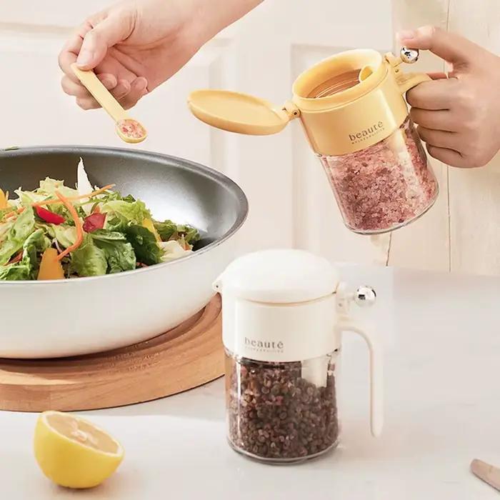 Pot d'assaisonnement scellé en verre