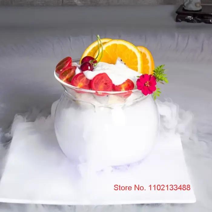 Vaisselle artistique japonaise pour la cuisine, assiette de service, vaisselle de restaurant créative, vaisselle à glace sèche, bol à salade de fruits