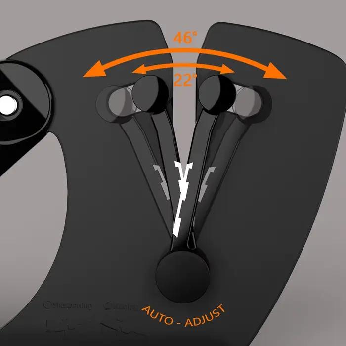 Aiguiseur de couteaux réglable en angle RM022