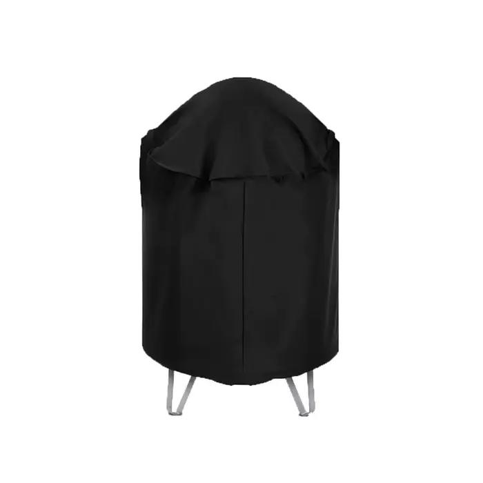 Housse de protection noire pour barbecue de 24,5 pouces, housse pour fumeur en dôme, manteau de gril d'extérieur, sur mesure disponible