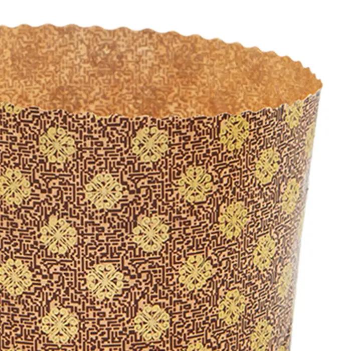 100x plateaux en papier pour panettone, moules à cupcakes pour anniversaire et Noël
