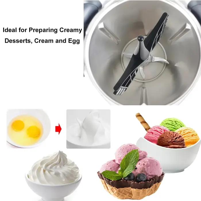 Fouet pour Monsieur Cuisine Connect et mélange de papillons intelligents pour préparer des desserts crémeux