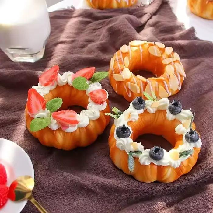 Simulation de gâteau aux fruits