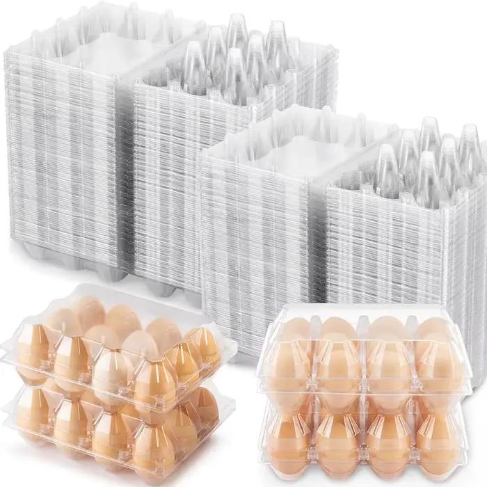 Cartons à œufs en plastique bon marché en gros