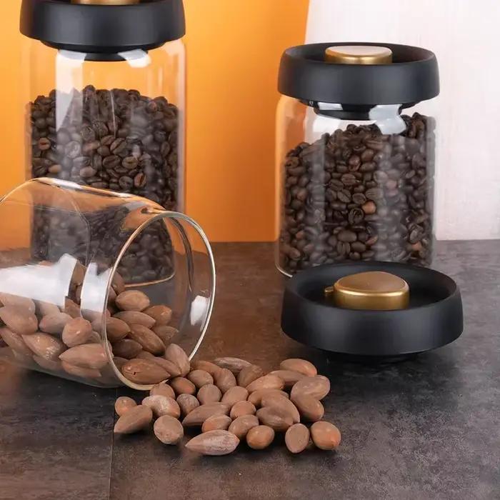Pot sous vide en verre à haute teneur en borosilicate pour café et thé à sceller hermétiquement pour maison et jardin occasions spéciales