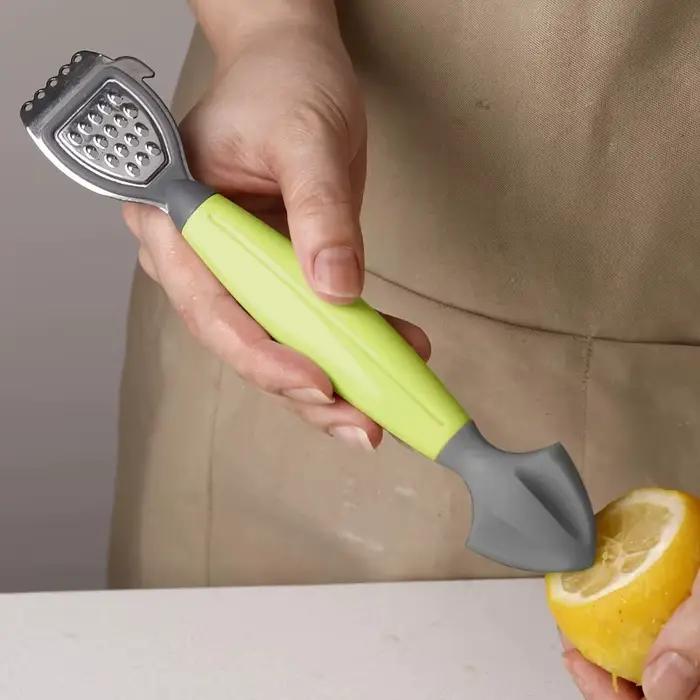 Râpe à citron avec poignée verte