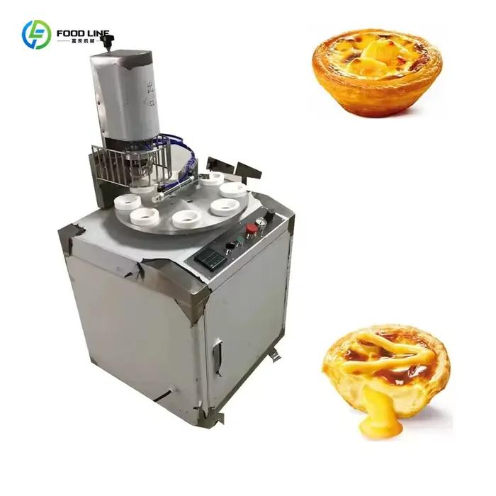 Machine à fabriquer des coquilles de tarte aux œufs commerciales personnalisées, équipement de fabrication de pastel de nata