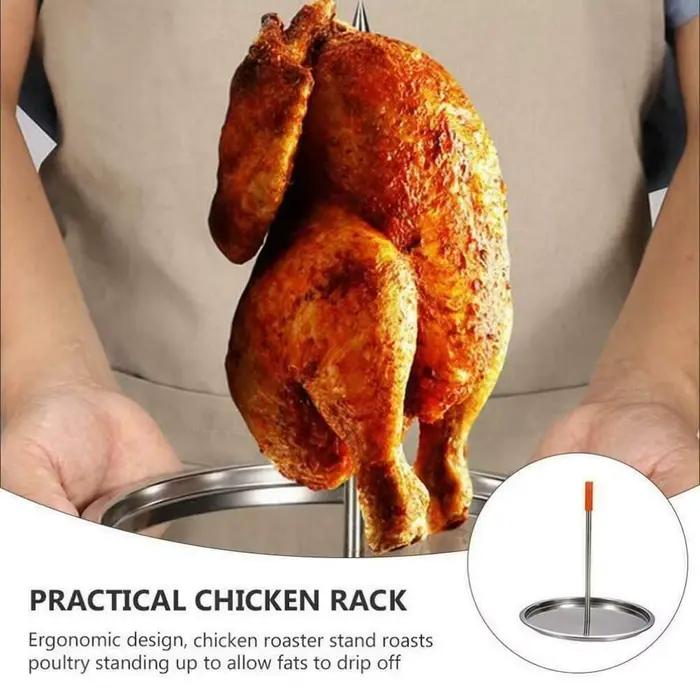 Cintre de volaille jetable en acier inoxydable, modules verticaux T1, rôti de viande, perfecHandle avec châssis