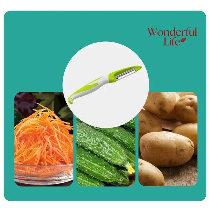 Couteau éplucheur de légumes en acier inoxydable, Zester, rasoir, râpe, Gadgets, outil de cuisine, coupe tranchant, carottes, pommes de terre, fruits