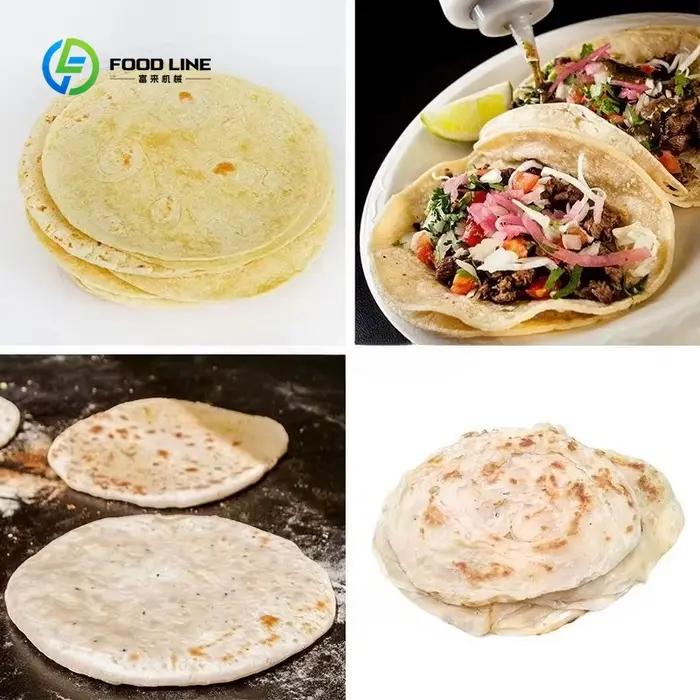 Machine à tortillas mexicaines personnalisée, machine à crêpes et à galettes automatique, machine à pain plat indien, chauffage double face