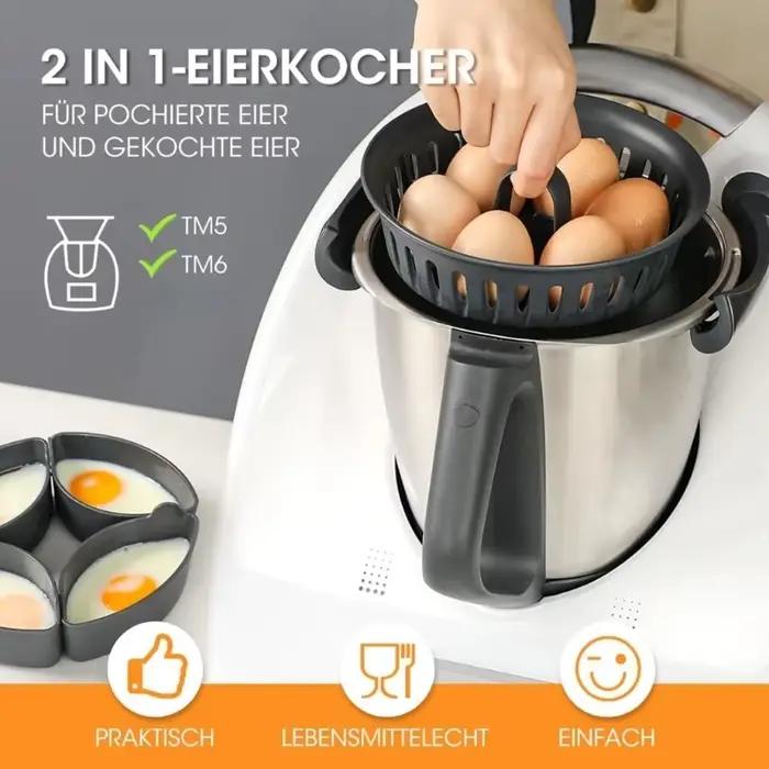 Cuiseur à œufs créatif 2 en 1