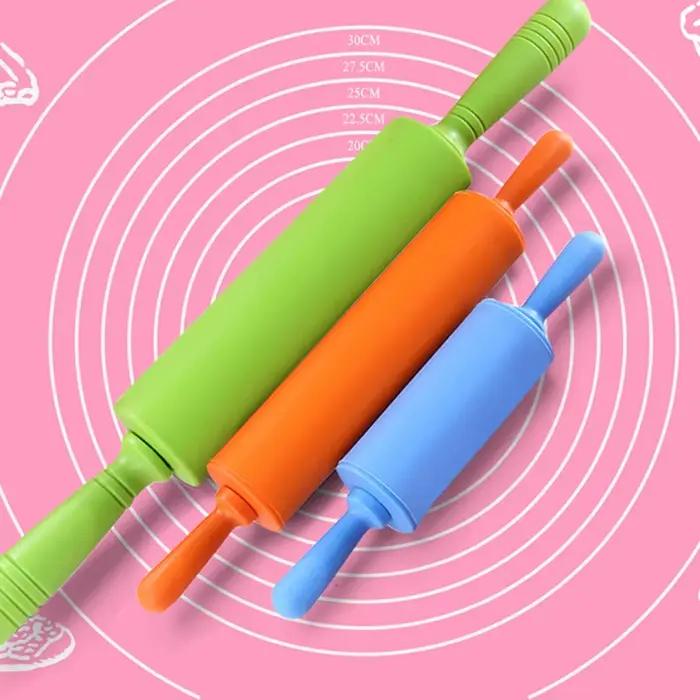 Rouleau à pâte à pâtisserie en plastique antiadhésif
