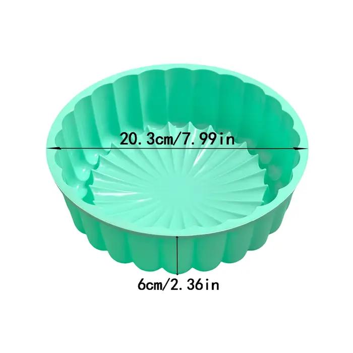 Plateau à gâteau rond en silicone antiadhésif