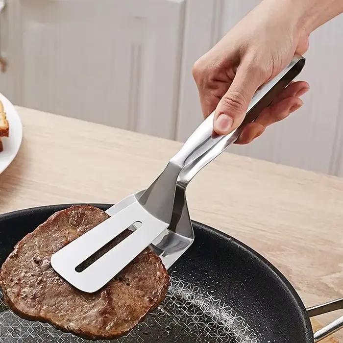 Pince de cuisson multifonctionnelle en acier inoxydable
