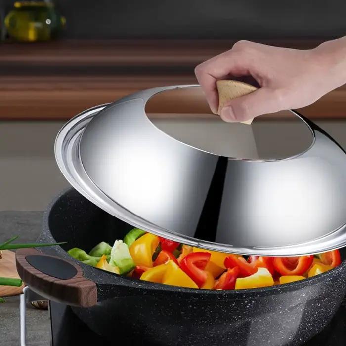Poignée de casserole en verre de remplacement, poignée de casserole créative, batterie de cuisine universelle, bouton de couvercle de casserole, poignée de transport, utile