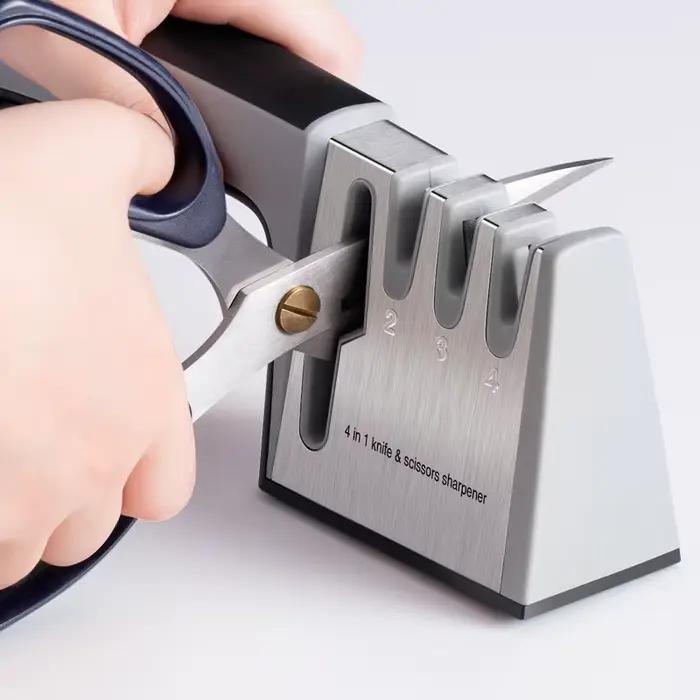 Aiguiseur de couteaux professionnel 4 en 1