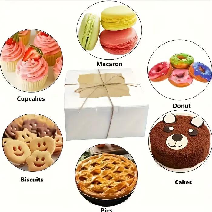 Boîte d'emballage de pâtisserie avec fenêtre