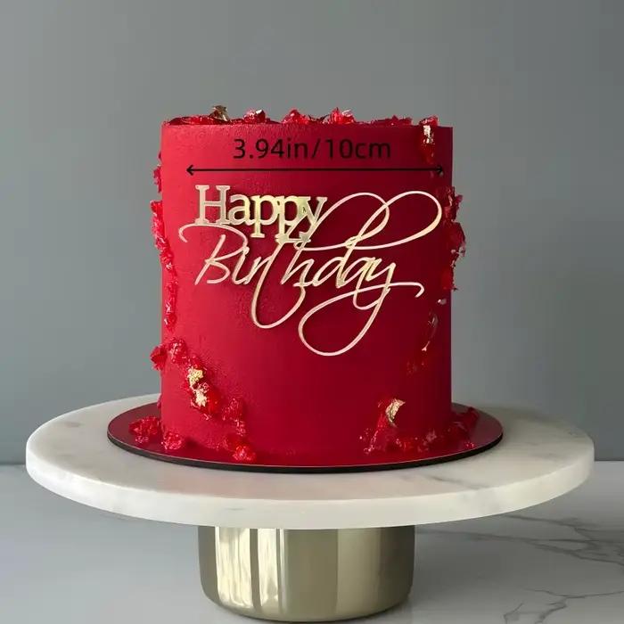 Décoration de gâteau joyeux anniversaire 3 pièces/5 pièces