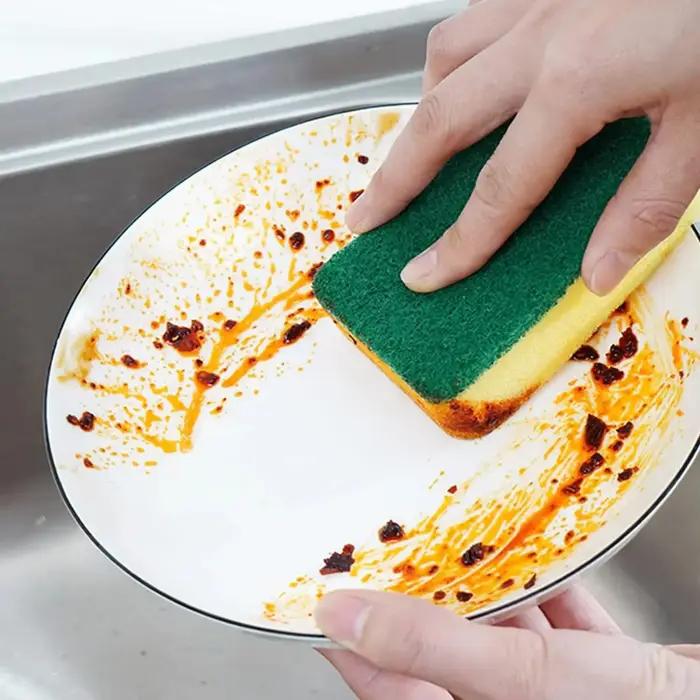 Éponge double face très absorbante, pot de nettoyage magique, brosse de nettoyage antirouille, outil de nettoyage de cuisine