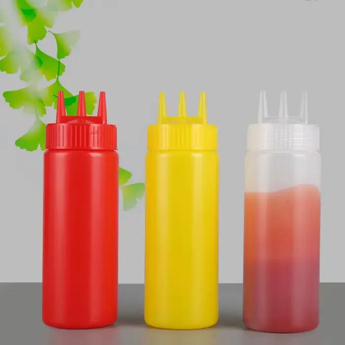 Bouteille à presser pour ketchup et moutarde