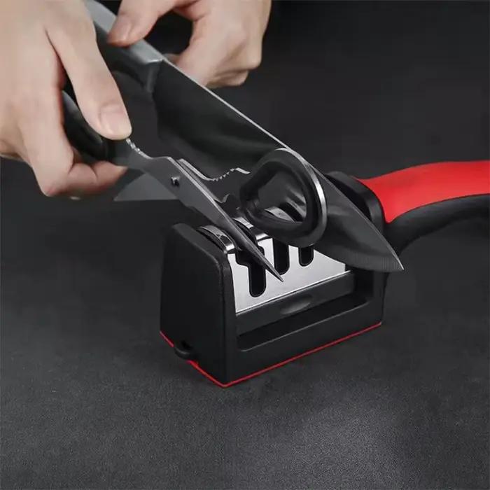 Affûteur de couteaux professionnel à 3/4 segments