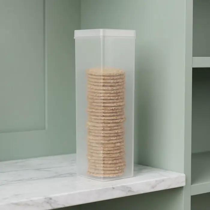 Boîte de rangement en plastique pour biscuits
