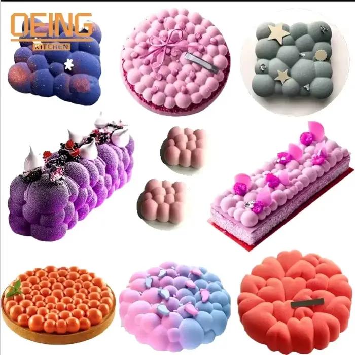 Moule à gâteau en silicone pour la cuisson de desserts français bricolage outil de cuisson de Noël décoration de mousse au chocolat de manière spectaculaire créativité occasion spéciale
