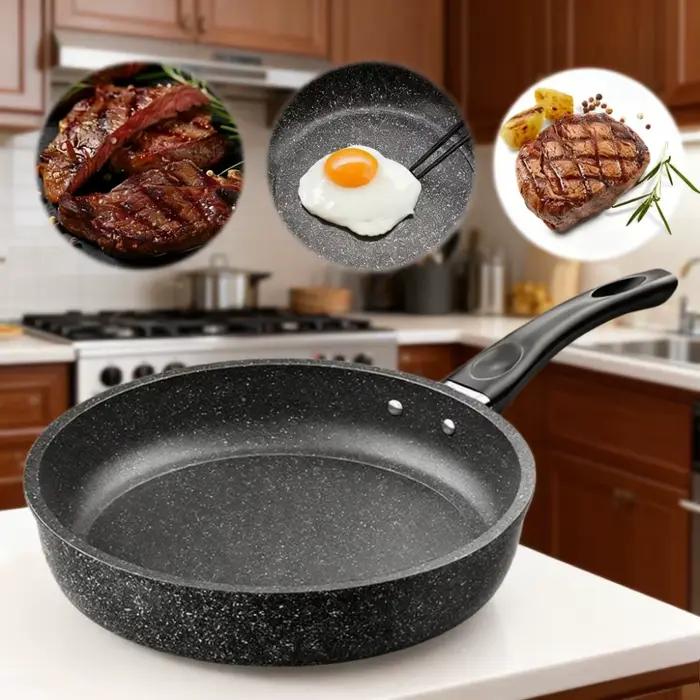 Poêle à frire polyvalente à fond plat