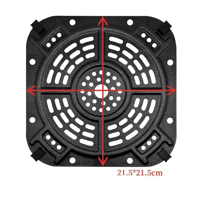 21 5x21 5cm pour remplacement de plateau de plaque frite à Air pour 2QT pour friteuse à Air pour AF141 matériau longue durée et entretien Simple
