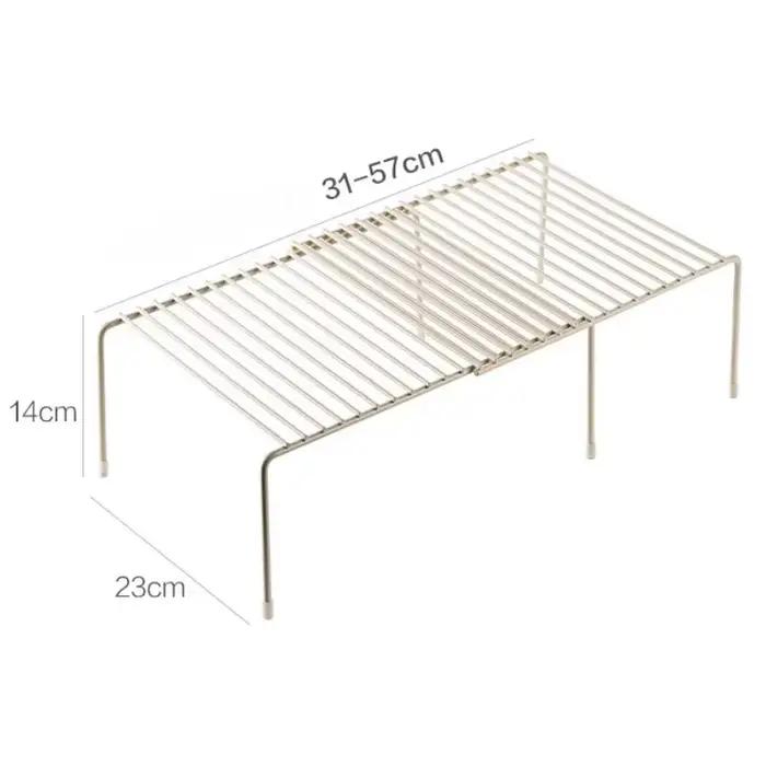 Support d'assaisonnement rétractable en fer – Organisateur d'armoire multifonctionnel avec panier de lavage et porte-cuillère