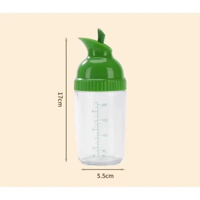 Shaker à salade avec couvercle et balance intégrée en plastique pour assaisonner salades et sauces occasions spéciales cuisine