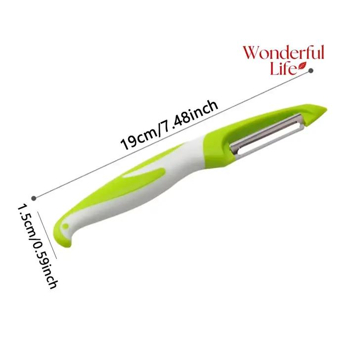 Couteau éplucheur de légumes en acier inoxydable, Zester, rasoir, râpe, Gadgets, outil de cuisine, coupe tranchant, carottes, pommes de terre, fruits