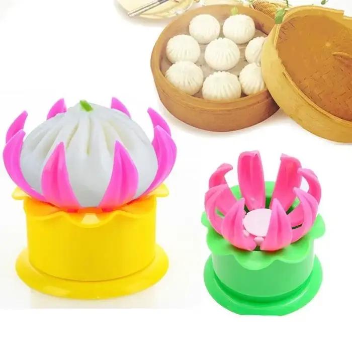 Nouvelle pâtisserie tarte vapeur chignon boulette fabricant moule moule outil de bricolage cuit à la vapeur chignon en peluche cuisine outil de cuisson aléatoire