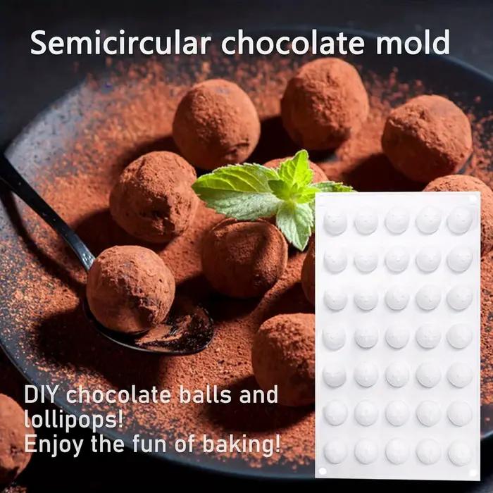 Plateau de cuisson sphérique antiadhésif 3D pour bonbons et truffes