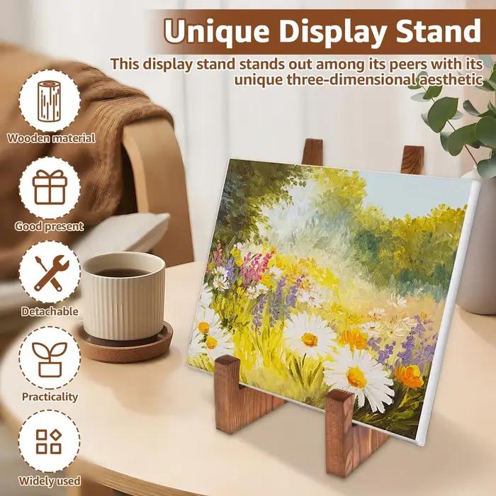 Support de Plaque en bois