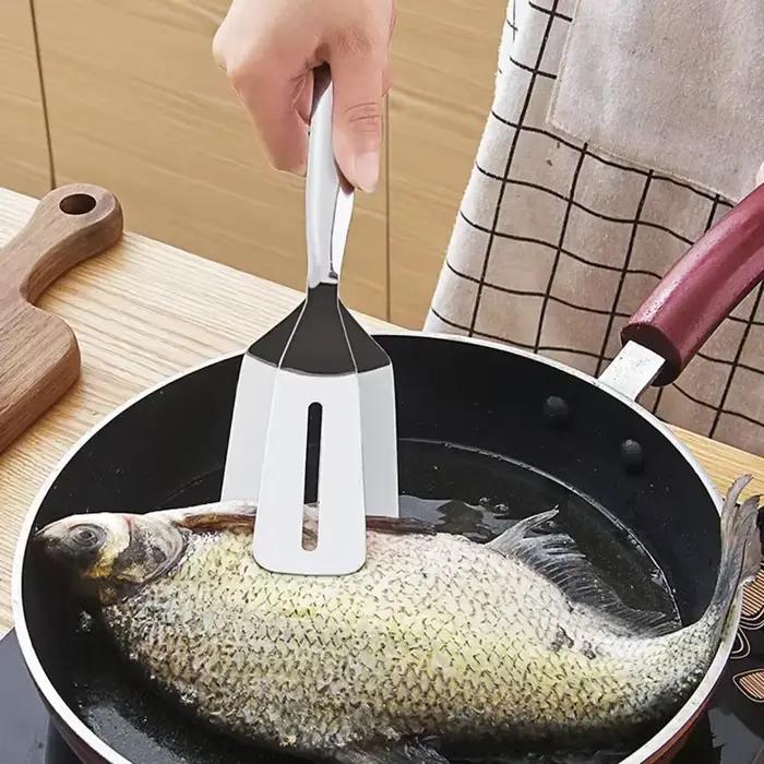 Pince de cuisson multifonctionnelle en acier inoxydable