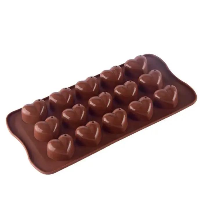 Moule à chocolat en silicone 12 cavités pour pâtisserie fondant barre chocolatée gâteau décoration occassions spéciales femmes amateurs pâtisserie