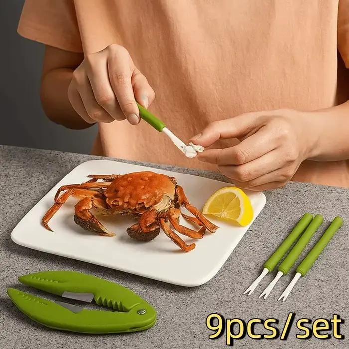 Ensemble d'outils multifonctionnels pour fruits de mer en acier inoxydable avec pince à homard et outils de dégustation pour homard et crabe occasions spéciales