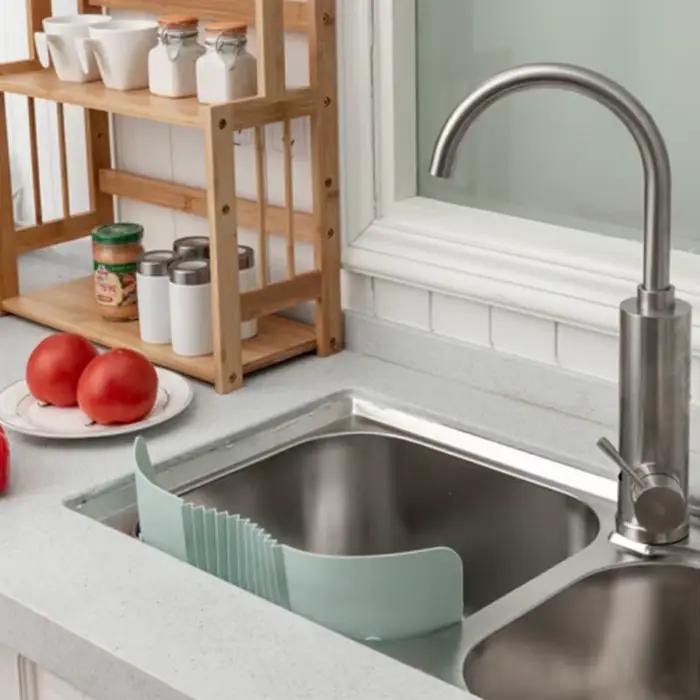 Panneau de blocage d'eau pliable pour évier de cuisine : pliable