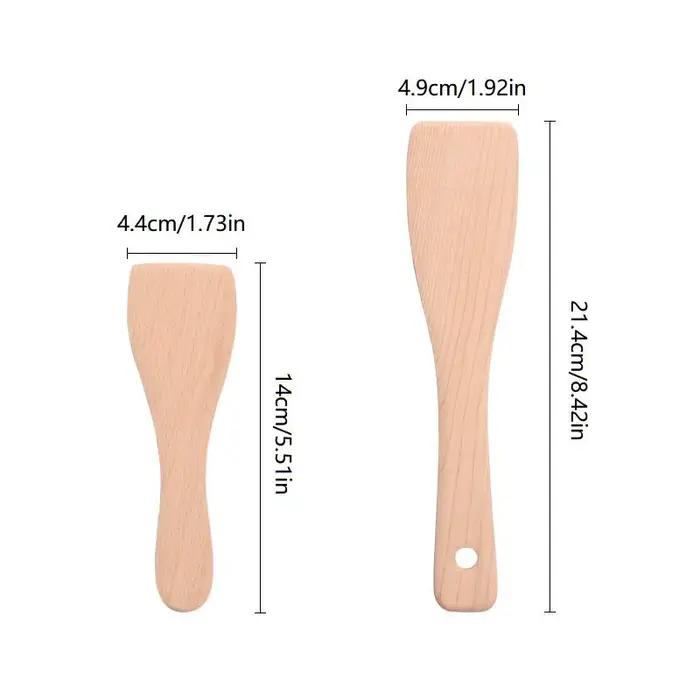 1 Spatule en bois pour raclette et mélange