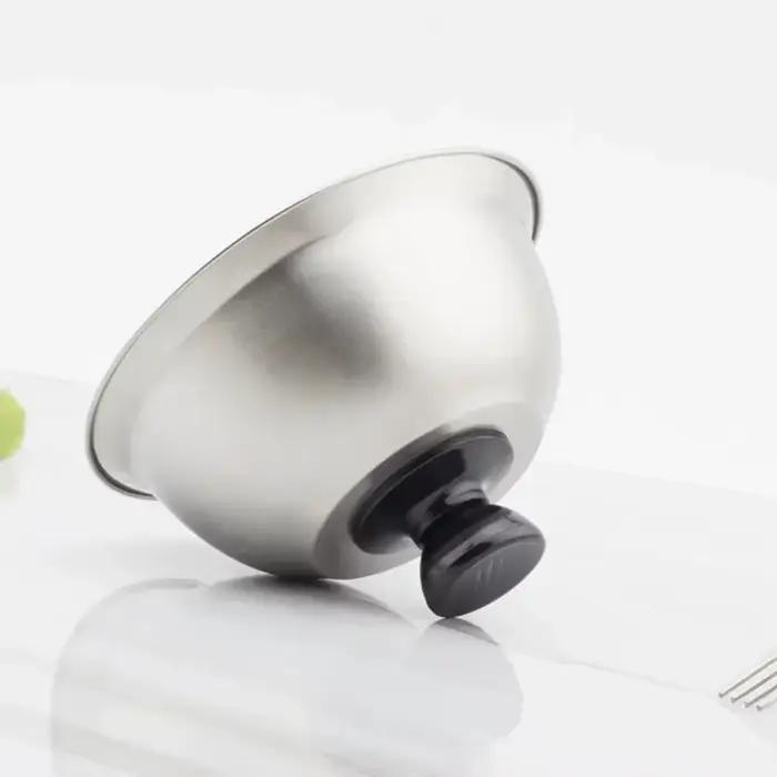 Dôme de cuisson en acier inoxydable pour fromage, couvercle multifonctionnel rond pour poêle, couvercle de batterie de cuisine pour barbecue, steak, burgers, sandwichs