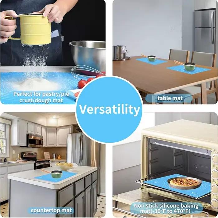 Tapis de pâtisserie en Silicone antiadhésif