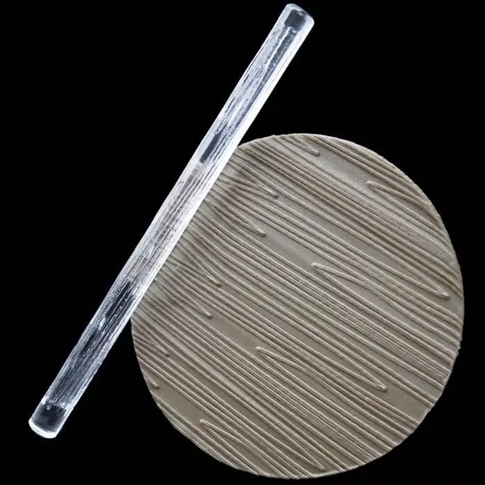 Rouleau à pâtisserie en acrylique durable et réutilisable