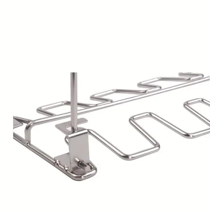 Support à cuisses de poulet pliable en acier inoxydable pour barbecues et grillades modernes multifonctionnels et respectueux de l'environnement